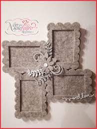 Cornice Con Fiori Feltro Cornici Fatte A Mano Cornici Cornici Artigianali