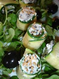 Rouler De Courgette Fromage Et Olives Recette Roule De Courgette Recette Alimentation