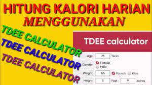 Tak tahu berapa banyak kalori yang anda kena makan untuk kurus? Hitung Kalori Menggunakan Tdee Calculator Youtube