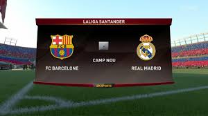 Real madrid win the first clásico of the season in the camp nou thanks to the goals of fede valverde, sergio ramos on penalty and modric #barçarealmadrid. Barcelone Real Madrid Fifa 17 Liga 2016 2017 14eme Journee Cpu Vs Cpu Youtube