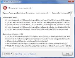 One Or More Errors Occurred When Running A Wf Help Uipath Community Forum