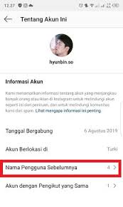 Buka menu pengaturan (ikon 3 titik) dan pilih opsi 'akun'. Cara Mengetahui Akun Instagram Yang Sudah Ganti Nama Wafbig