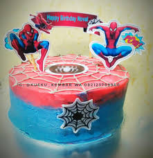 Check spelling or type a new query. Kue Ulang Tahun Karakter Spiderman Makanan Minuman Kue Kue Di Carousell