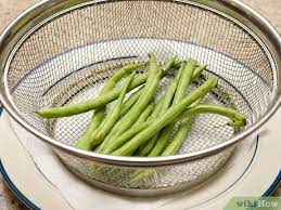 Wash fresh green beans thoroughly in clear, cool water. 3 Ways To Clean Green Beans Wikihow