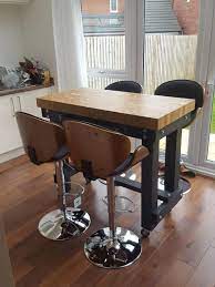 Served with circle s cattle bbq sauce and your choice of two sides. Stunning Kitchen Island Breakfast Bar Solid Hard Wood 8cm Butcher Block Island Kitchen Butcher Block Kitchen Rustic Dining Table