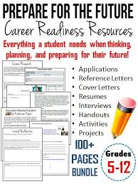 Career Exploration Activities Bundle Resume Cover Letter Job Interview Etc Career Readiness Career Exploration Activities Career Counseling