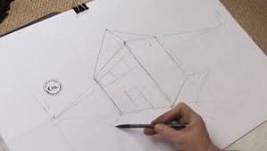 Dessiner une cuisine en perspective. Apprendre Le Dessin En Perspective Minutefacile Com