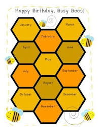 Busy Bees Birthday Chart Bee Ideas Birthday Chart