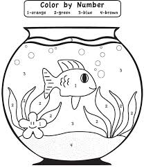 Keep your kids busy doing something fun and creative by printing out free coloring pages. Easy Color By Number For Preschool And Kindergarten Color By Number Kindergarten Dibujo Para Imprimir