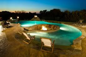Pool side fire pit ideas. 20 Sophisticated Outdoor Fire Pit Designs Near The Swimming Pool