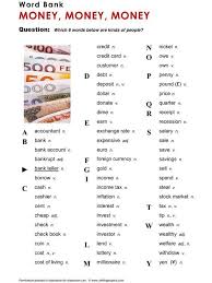 Word Bank Money Money Money English Vocabulary Learn English Vocabulary English Words