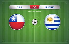 Las selecciones de uruguay y chile, se enfrentarán en el estadio arena pantanal de cuiabá, partido válido por la tercera fecha del. Premium Vector Chile Vs Uruguay Scoreboard Broadcast Soccer South America S Tournament 2019 Group C