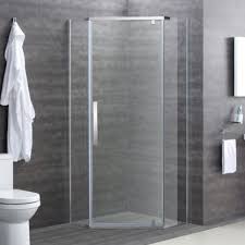 Belfry Bathroom Pentangle 90cm W X 90cm D X 200cm H Square Pivot Shower Enclosure Rectangular Shower Enclosures Shower Enclosure Bathroom Layout