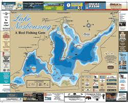 Lake Nosbonsing Ontario Lake Maps