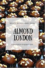 Resepi biskut almond london special. Resepi Biskut Almond London Sukatan Cawan Simple Dan Sedap Emajalah2u