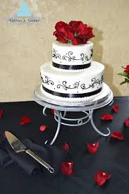 Carisa S Cakes Black And White Wedding Cake Black And White Wedding Cake Cream Wedding Cakes Cake