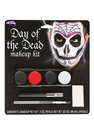 fun world day of the dead male makeup kit
