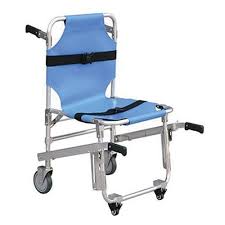 Line2design Ems Stair Chair 4 Wheels Ambulance Firefighter Evacuation Medical Transport Chair With Quick Release Bu Parking Design Transport Chair Diy Stairs
