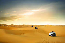 Light brunch and refreshments served at a desert camp. 4wd Atv Off Road Tours Dubai