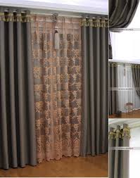Free design services · tips + ideas · room inspirations Plain Gray Curtains Create A Pure Space For You