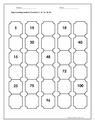 Teach kindergarten math students about counting to 100, counting on and adding, measurement, shape basics, and more with these engaging math games. Skip Counting Vertical Count By Worksheet Marvelous Worksheets Picture Inspirations Jaimie Bleck