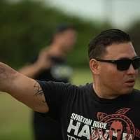 U.S. Army Capt. David Picchi, left, contingency contracting