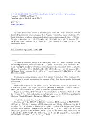 Sorteaza noul cod de procedura civila dupa: Https Www Plmb Ro Docs Cod 20pr 20civila 20 A 2002 03 2014 Pdf