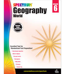 Maybe you would like to learn more about one of these? Spectrum Grade 6 Geography Workbook 6th Grade State Standards For Current Events World Religions Migration History With Answer Key For Classroom Or Homeschool 128 Pgs Spectrum 9781483813035 Amazon Com Books