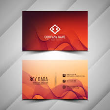 Sheer print solutions offers the best custom business cards in nyc. Abstract Stylish Business Card Design Free Vector Nohat Free For Designer