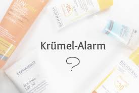 Juni ist der tag des sonnenschutzes und bietet somit die ideale gelegenheit, sich mit einer allseits bekannten, aber oft missverstandenen zahl auseinanderzusetzen. Hilfe Meine Sonnencreme Krumelt Unsere Losung