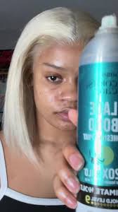 #creatorsearchinsights YALL IT DONT MOVE AND BEST BELIEVE THIS IS WHAT I  USED TO INSTALL THIS WIG…@colorsandcare @Tahikie Hair Shop #adhesivespray  #kisscolorcarelacebond #lacesprayreview ...