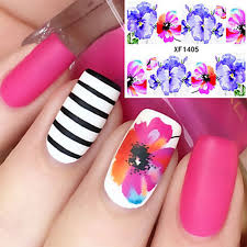 Make your nails sunnier this season with beach themes and bright pastels. 1 Pcs Full Nail Stickers Nail Art Manicure Pedicure Flower Fashion Daily 06441559 Buy Online In Bosnia And Herzegovina At Bosnia Desertcart Com Productid 83210402