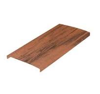 Deck-Top 8 ft. x 1/2 in. x 5-1/2 in. Dark Walnut PVC Decking ...