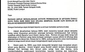 Surat kebenaran atau surat sokongan bagi jenis perniagaan taska (jabatan kebajikan. Contoh Surat Rasmi Rayuan Lesen Perniagaan Rasmi F Cute766