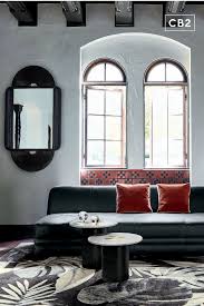 Cadet Black Leather Sofa In 2020 Black Leather Sofas Pink Painted Furniture Modern Sofa