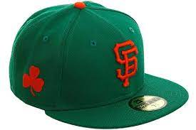 New Era 5950 San Francisco Giants Clover Fitted Hat Kelly Green Orange Fitted Hats New Era Hats Hats