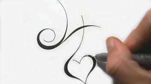 The black and white colors are customizable to match your wedding palette. Fancy Cursive Letters H Novocom Top