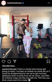 Know famedstar austin mcbroom info such as his biography, wiki, body statistics, height, weight austin mcbroom is an american famed star who gained huge fame for being the member of his. Kavos On Twitter It Takes A Lot For Me To Say This But This Is The One Time I Would Love To See Jakepaul Knock The Shit Out Of This Dickhead That S