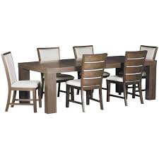 Find the perfect home furnishings at hayneedle, where you can buy online while you explore our room designs and curated looks for tips, ideas & inspiration to help you along the way. Grady 7 Piece Dining Set G218 Tbl G550 Sc 6 Afw Com