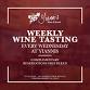 Wednesday Wine Tasting