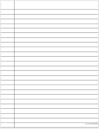They have to collect the relevant data, prepare the questionnaire, run the relevant tests to find the results. Ms Word Lined Papers For Handwriting Practice Word Excel Templates