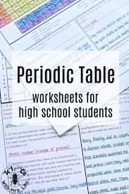 A Whole Set Of Periodic Table Trends Worksheets Covering Everything From Ionization Energy Elect High School Chemistry Chemistry Worksheets Teaching Chemistry