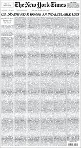 You may use the apple new york font only for the purposes described in the license and only if you are a registered apple developer, or as. New York Times Front Page Denounces Trump S Failure In Virus Battle Global Times