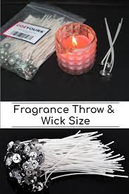 Fragrance Throw Wick Size Candle Making Supplies Candle Craft Soy Candles