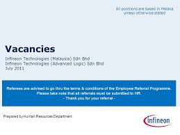 Check spelling or type a new query. Vacancies Infineon Technologies Malaysia Sdn Bhd Ppt Video Online Download