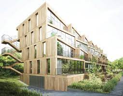 Gallery Of Nl Architects Studyo Design Terraced Affordable Housing For Frankfurt 4 Residential Architecture Apartment Architecture Architecture Building