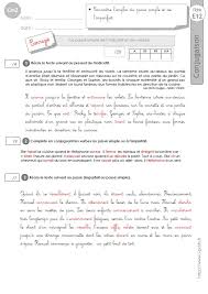 Cm2 Evaluation Conjugaison Corriges Le Passe Simple Et Son Emploi Passe Simple Evaluation Cm2 Cm2