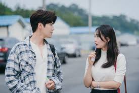 May be a closeup of one or more people, . Shurch Com Sparks Fly Between Kim Seon Ho And Shin Min Ah In Hometown Cha Cha Cha