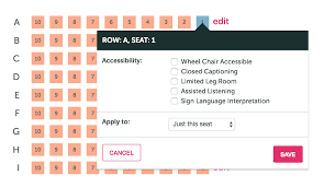 how to create a theater style seating chart ticketleap