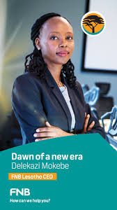 First bank that i've used that doesn't take advantage of customers. Fnb Lesotho Dawn Of A New Era The Board Of Directors Of First National Bank Of Lesotho Is Pleased To Announce The Appointment Of Mrs Delekazi Mokebe As Chief Executive Of
